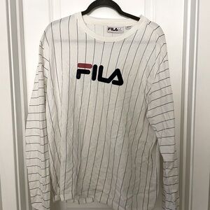 White Fila Longsleeve
